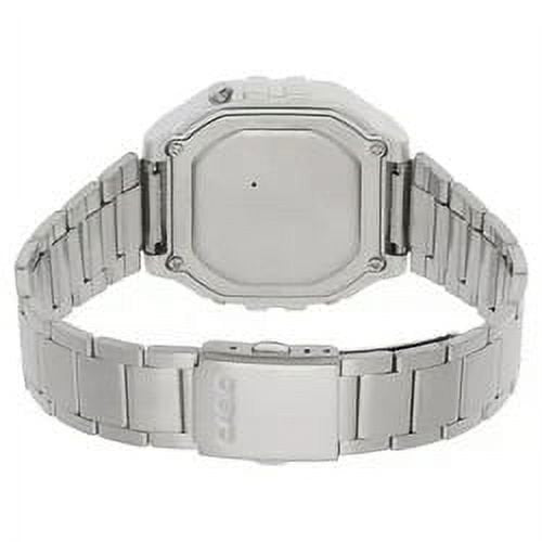 Digital Wristwatch for Men with Stopwatch LED Backlight and 50M Water Resistance - Black