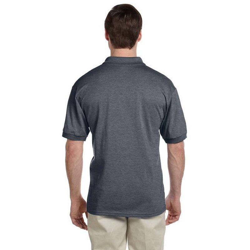 Adult 50/50 Jersey Polo Shirt with Moisture-Wicking Fabric