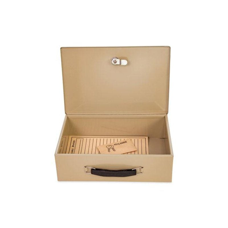 Heavy Duty Fire Retardant Security Box - 12.75 x 8.25 x 4 Sand