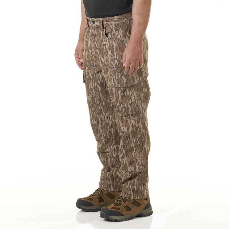 Men's Stretch Cargo Hunting Pants with Silent Snap Closures and Durable Knees