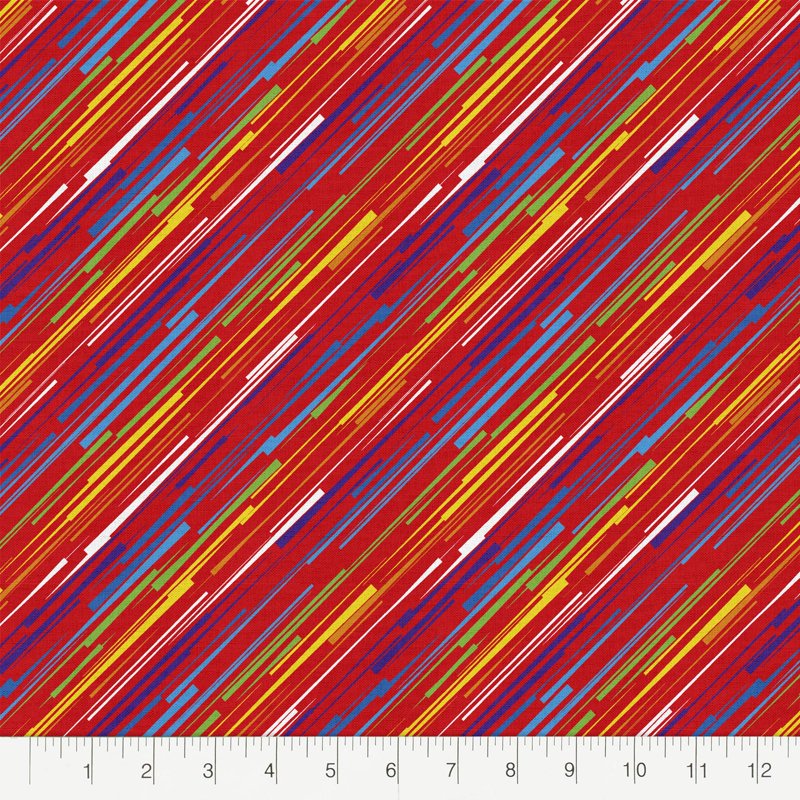Primary Colors Cotton Fabric Bundle - Precut 18x21 Inches, 5 Pack