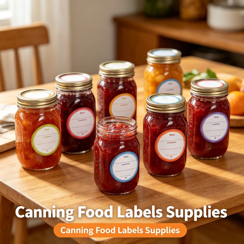 Dissolvable Food Labels - 500 Pcs, Water-Removable, 1.5 Inch Pantry & Canning Tags