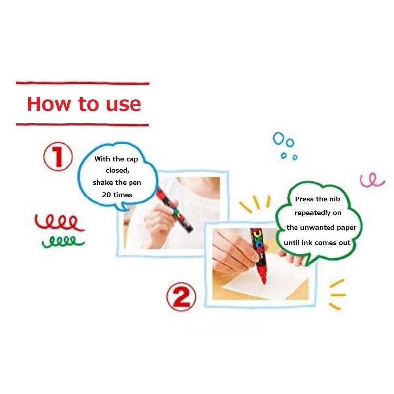 Water-Based Paint Marker Set - 29 Vivid Colors, Waterproof & Lightfast