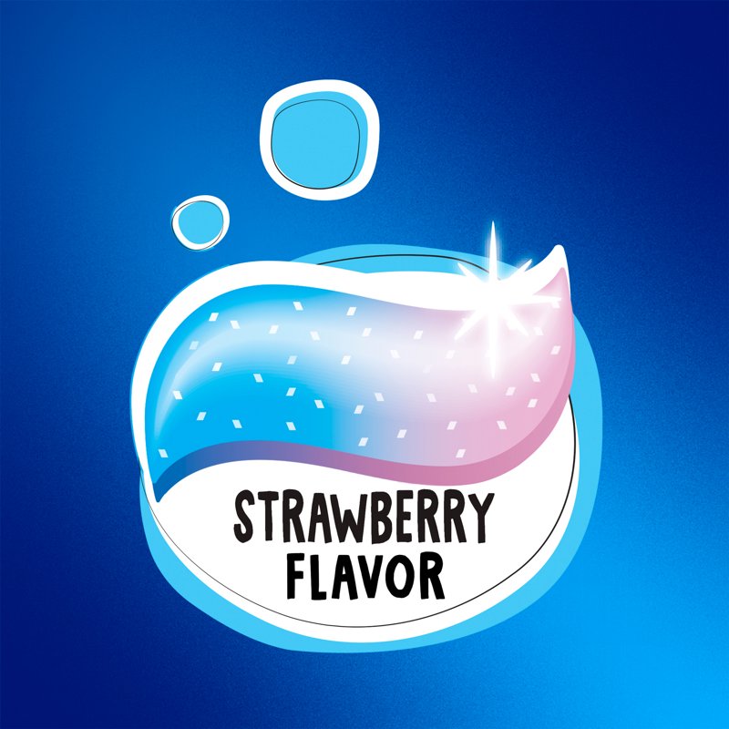 Kids Color Changing Strawberry Fluoride Toothpaste - 4.2 oz, Multipack