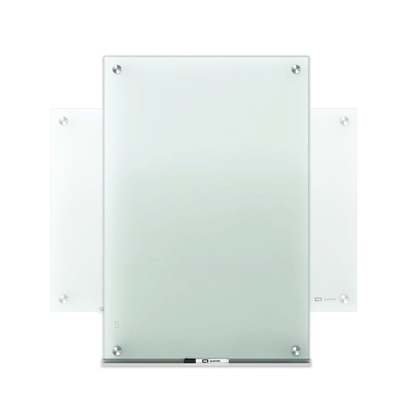 Quartet Infinity Glass Dry-Erase Whiteboard 36 x 24 in - Frost Tempered Glass, Frameless