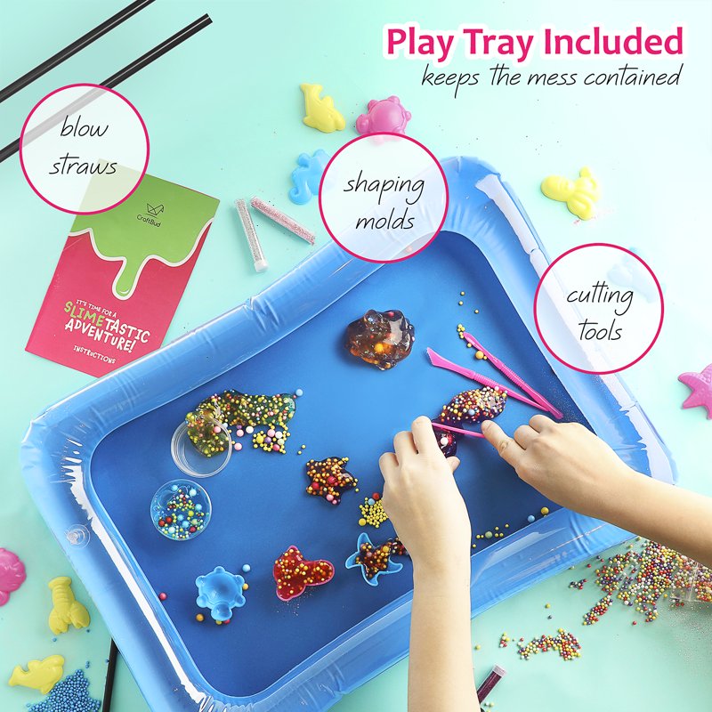 Glow in the Dark Slime Kit for Kids - 18 Vibrant Colors & 1,000+ Add-ins