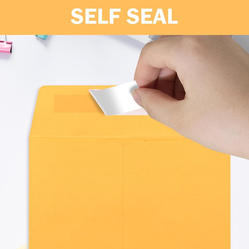 30 Pack Manilla Envelopes 9x12 with Peel and Seal - Large Mailing & Storage