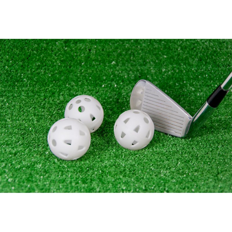 Plastic Practice Golf Balls - Durable, Realistic Size, Indoor & Outdoor Use