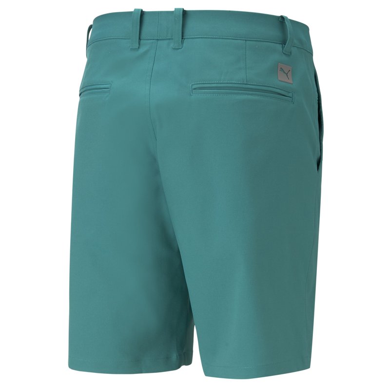 Puma Dealer 8 Golf Shorts Green Lagoon 30 - Men's Adjustable 8" Inseam