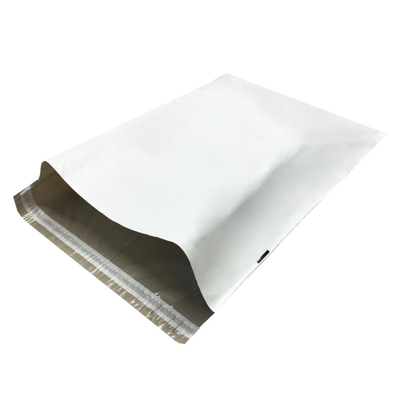 50 White Poly Mailer Bags 19x24 Inches Self-Sealing Shipping Envelopes