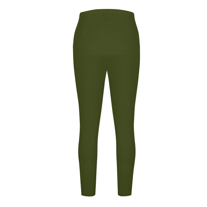 Plus Size Yoga Leggings with Elastic Waist and Full Length Fit - Lightweight and Comfortable Workout Pants