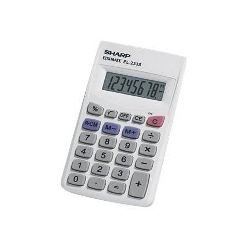 8-Digit Pocket Calculator with Large LCD Screen and Auto Power Off