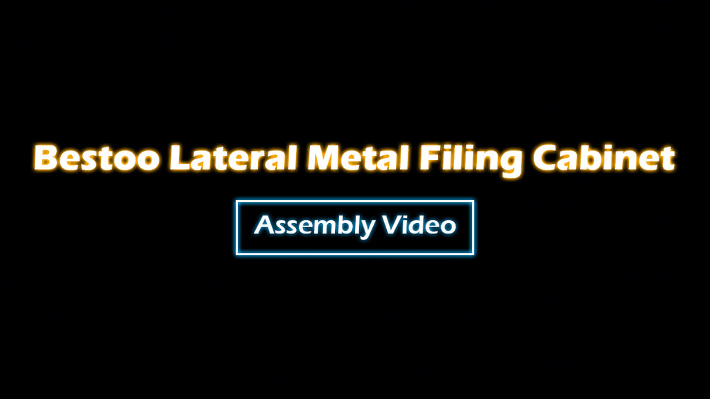 Metal Lateral File Cabinet with Lock - Office Storage for Hanging Files