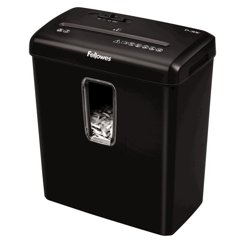 Cross Cut Office Shredder for Home & Business - 6 Sheet Capacity, Staples Credit Card Paper Clips