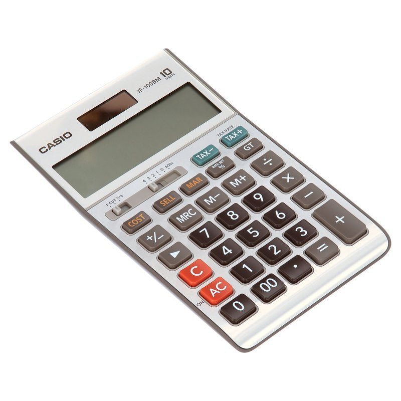 Solar Desktop Calculator with Large Display & Tax Functions