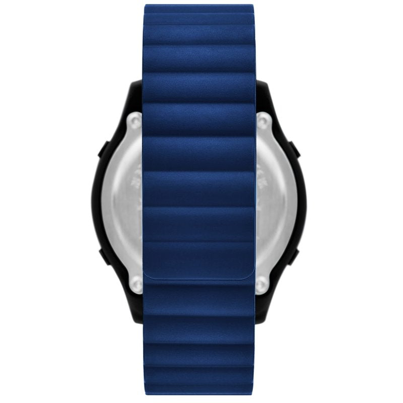 Digital Wristwatch for Men - Skechers Rosencrans Black & Navy, Water Resistant