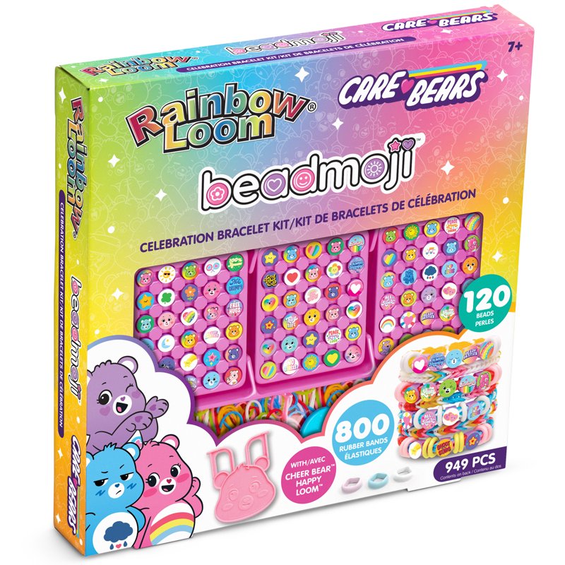 Rainbow Loom Beadmoji Care Bears Celebration Bracelet Kit - 949 Pieces