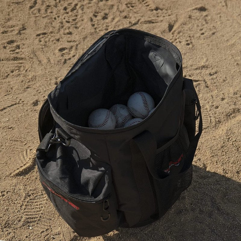 Softball & Baseball Gear Carry Bag with Pockets & Shoulder Strap