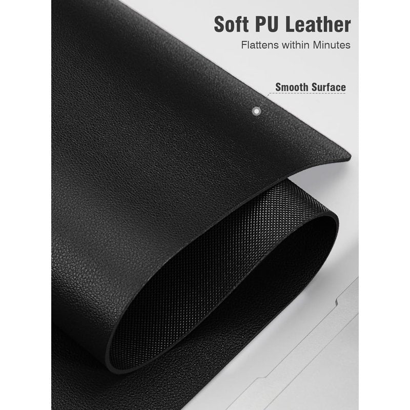 Large Waterproof PU Leather Desk Pad Protector with Non-Slip Base