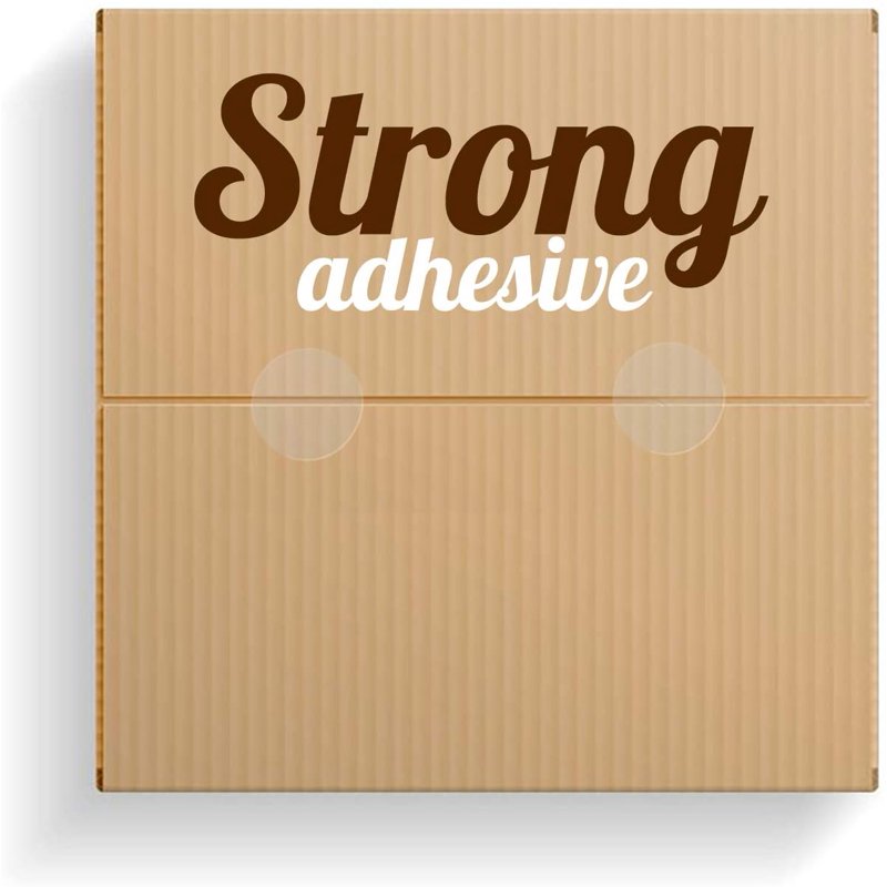 Clear Transparent 1.5-Inch Round Stickers for Sealing & Packaging, 1000 Roll