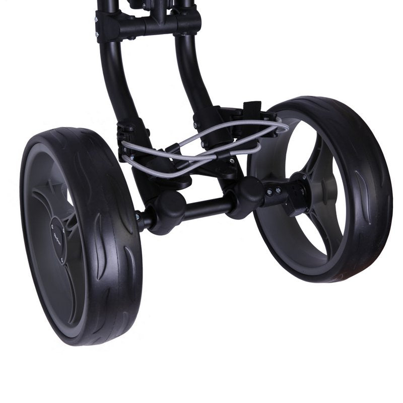 MacGregor Response Deluxe 4 Wheel Golf Cart - Black/Silver Aluminum Frame