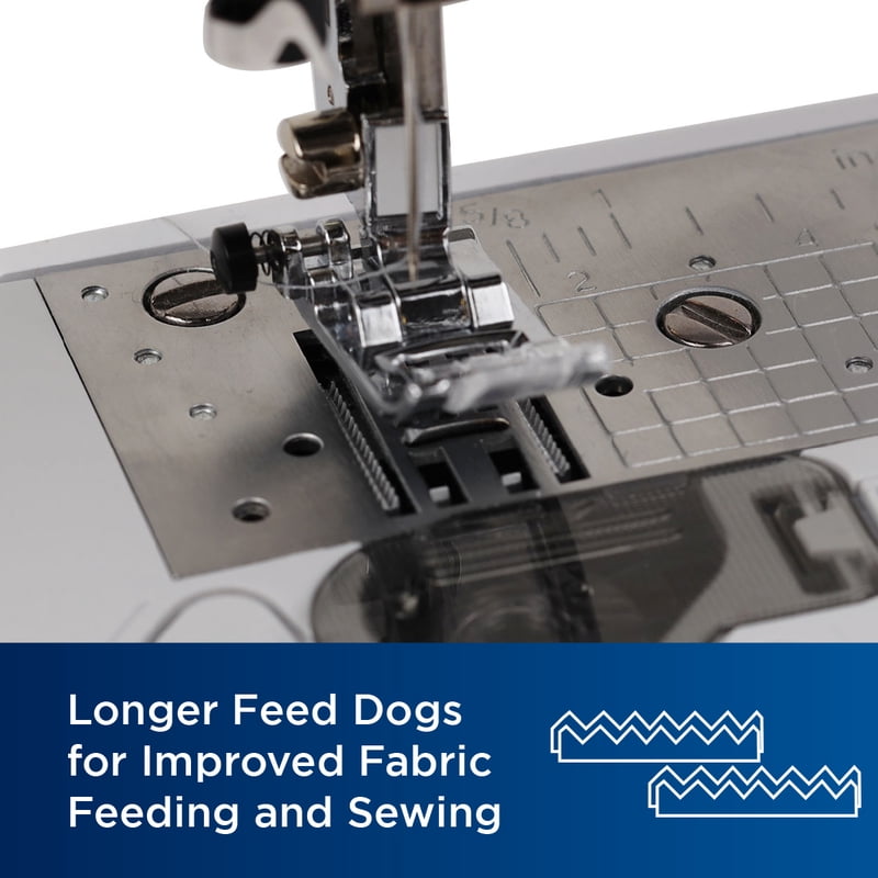 Heavy-Duty Sewing Machine with Metal Frame - Versatile for Light to Heavy Fabrics