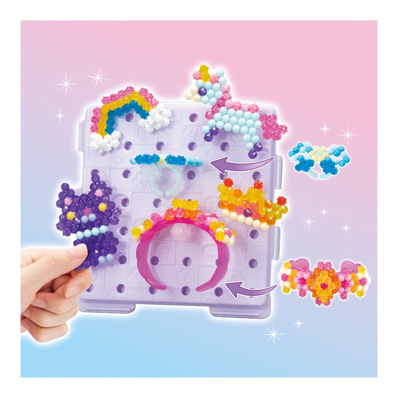 Aquabeads Deluxe Bead Craft Kit with Storage Case - Over 1,400 Water Fuse Beads for Kids