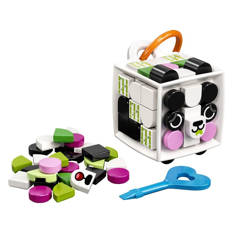 Kids Art & Craft Kit - DIY Panda Bag Tag with Tiles & Design Ideas