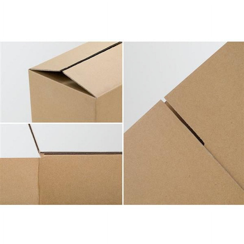 6x6x6 Inch Yellow Corrugated Shipping & Storage Boxes - Bulk Pack of 100