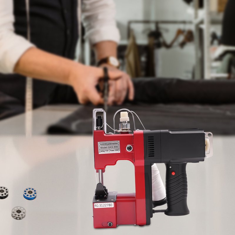 Portable Electric Sewing Machine for Leather Canvas Bag Stitching 190W