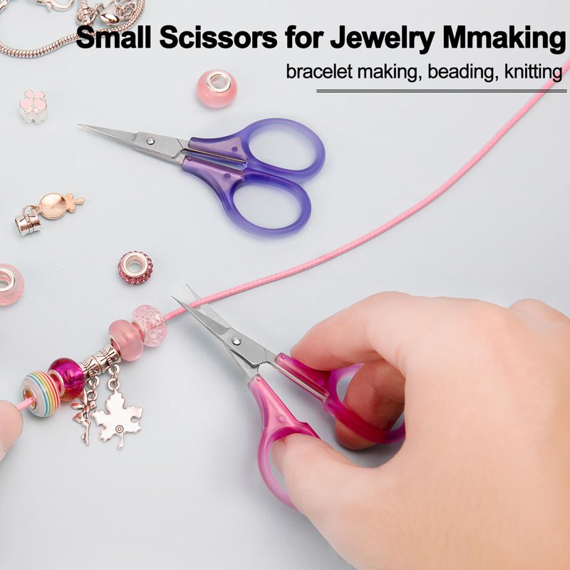 Mini Travel Scissors 3-Inch Sharp All-Purpose Craft & Sewing Scissors