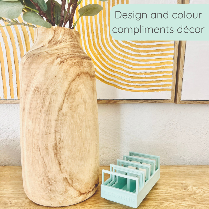 Gift Wrapping Tape Dispenser - Quickly Prepare 18 Tape Strips - Safe & Reusable