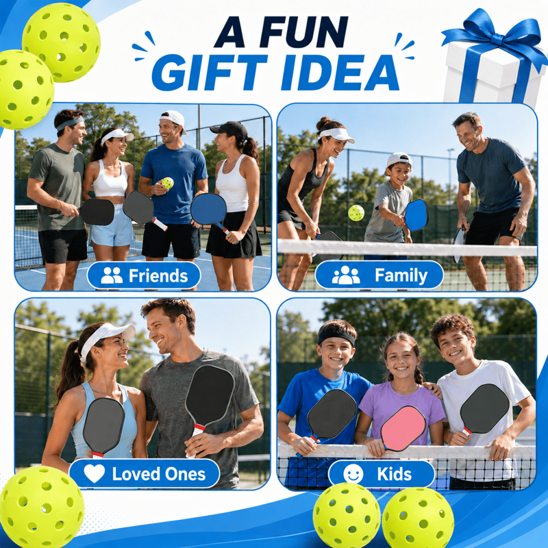 Outdoor Pickleball Balls 12-Pack - 40-Hole, 74mm Durable with Mesh Bag