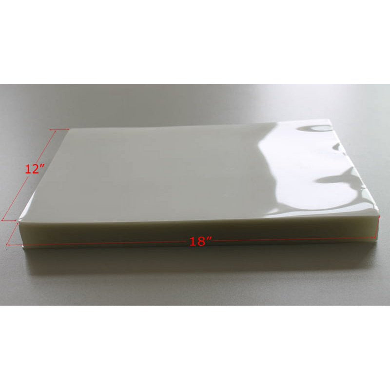12x18 Inch PVC Laminating Pouch Film - Clear Thermal Sheets 100 Pack