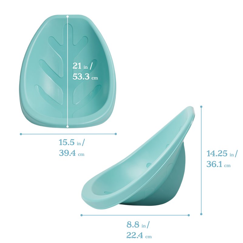Plastic Leaf Scoop Floor Seat Set - Classroom Flexible Seating, 6 Pieces