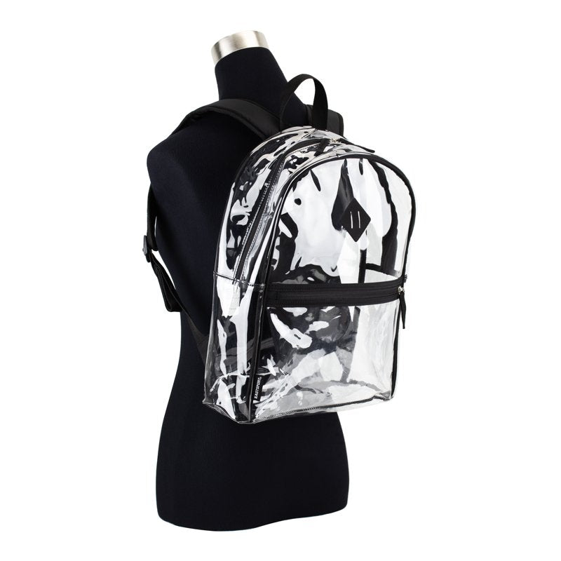 Clear Backpack with Pencil Case - School & Daypack for Students