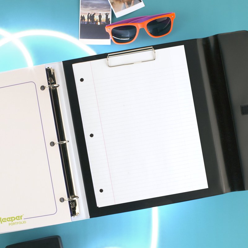 Paint Splatter Binder for School or Office Organization - 1 Inch Metal Rings