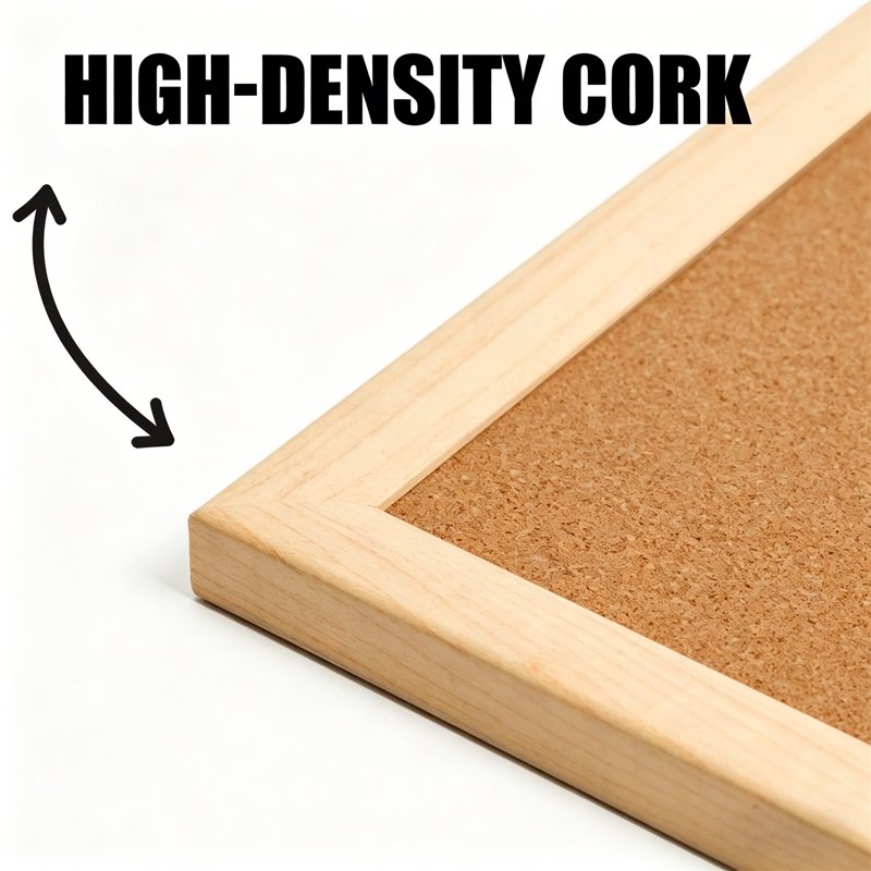 24x16 Inch Cork Bulletin Board for Wall Office & Home Decor
