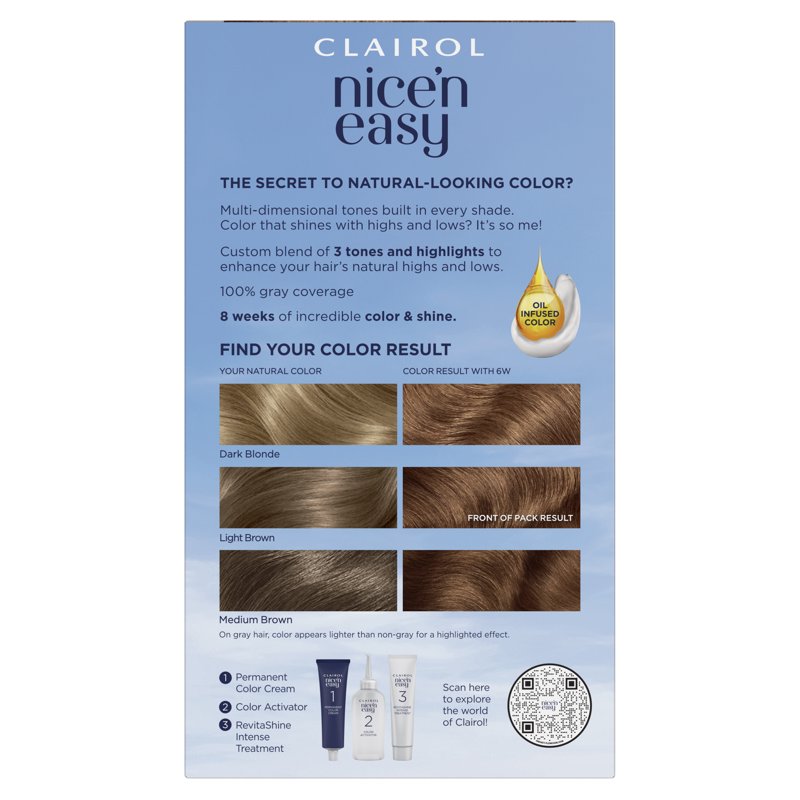 Permanent Hair Color Cream - Multiple Shades & Pack Options