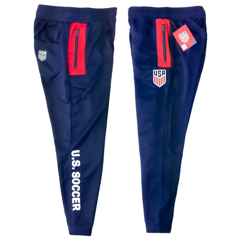 Adult & Youth U.S. Soccer Joggers - Navy Blue Performance Athletic Pants