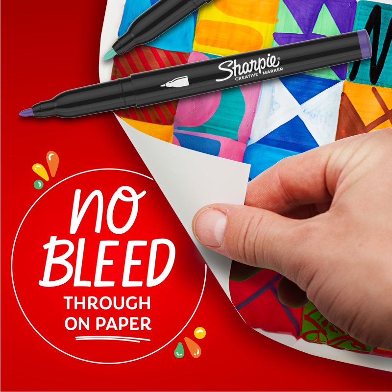 Water-Based Acrylic Paint Markers Set - Assorted Bullet Tip Art Supplies, 36 Pack
