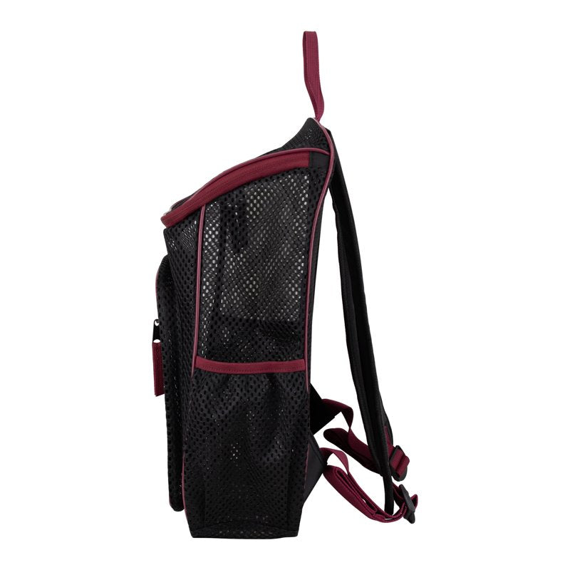 Mesh Backpack with Spacious Main Compartment & Hydration Pockets