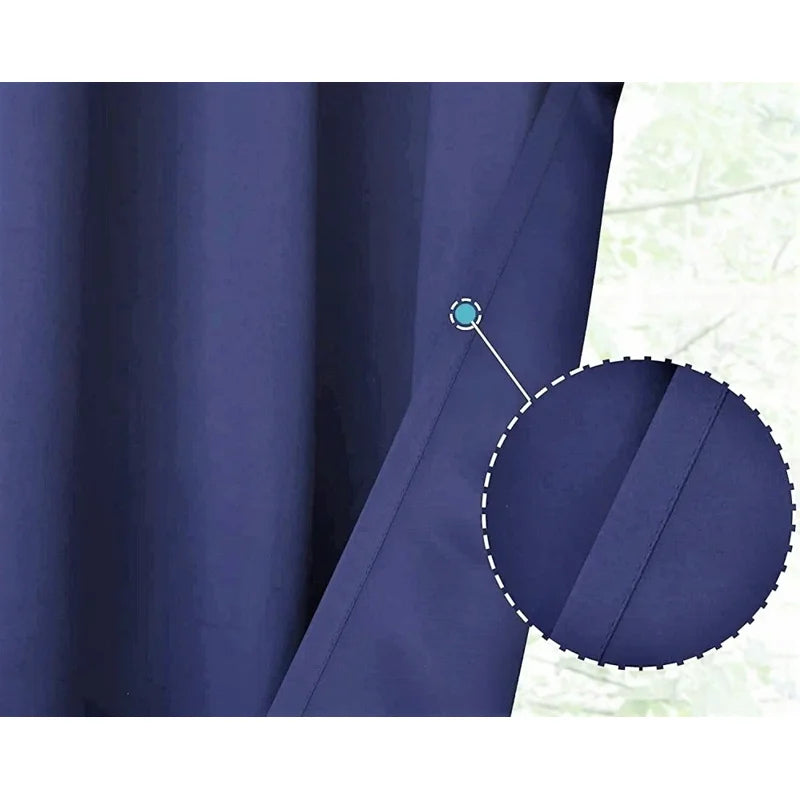Thermal Blackout Window Curtain Panel 28x36 Grommet Top Energy Insulating