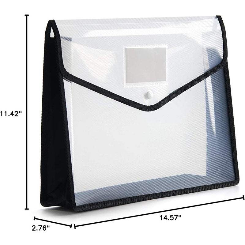 Large Waterproof Expandable File Folder - 5-Pack Legal Size Document Organizer