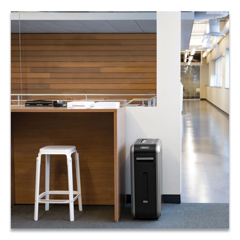 Jam-Proof Paper Shredder 18 Sheets Strip-Cut Security Level P-2 for Office