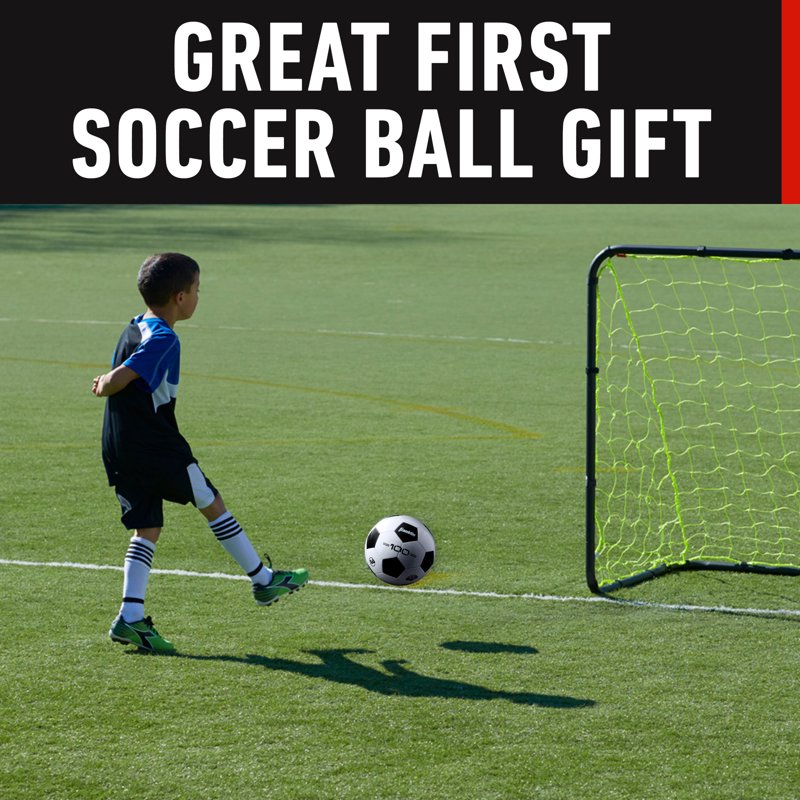 Franklin Sports Competition 100 Soccer Balls Pack - 12 Deflated with Pump, Size 3, Variation 3, 12 Black