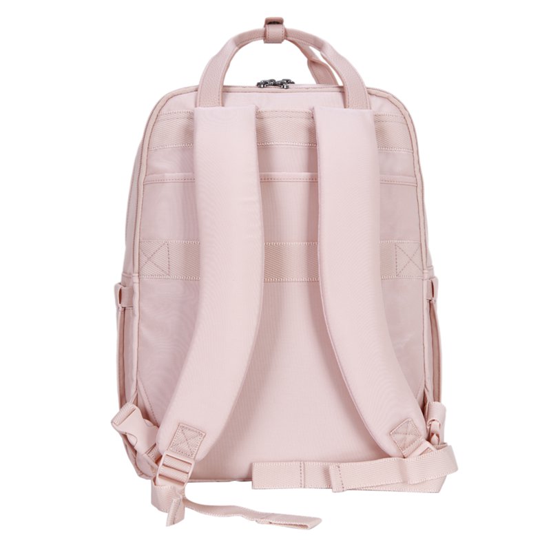 16-Inch Nylon Convertible Travel Backpack Tote with Laptop Sleeve