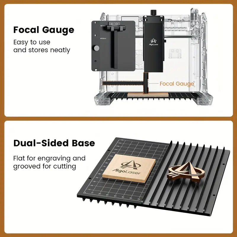 Portable Laser Engraver Machine with 3.5-inch Touchscreen - 10W for Wood Metal Glass