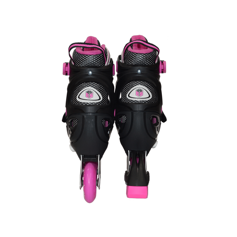 Adjustable Inline Skates for Kids with LED Light Up Wheels - Size Large