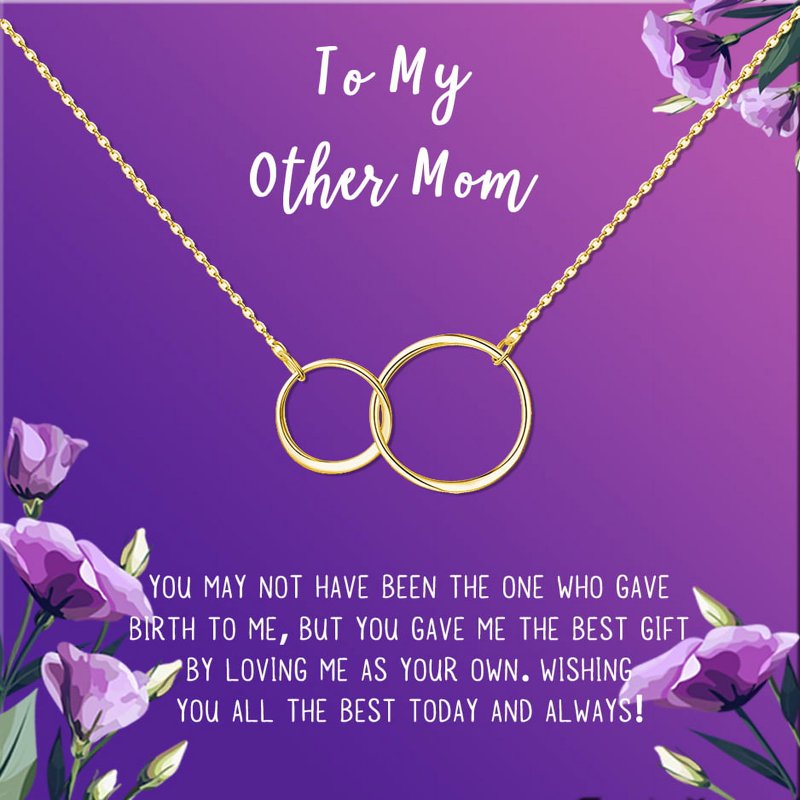 Infinity Ring Jewelry Set for Mom - Mother's Day Gift with Card - Multiple Colors & Styles